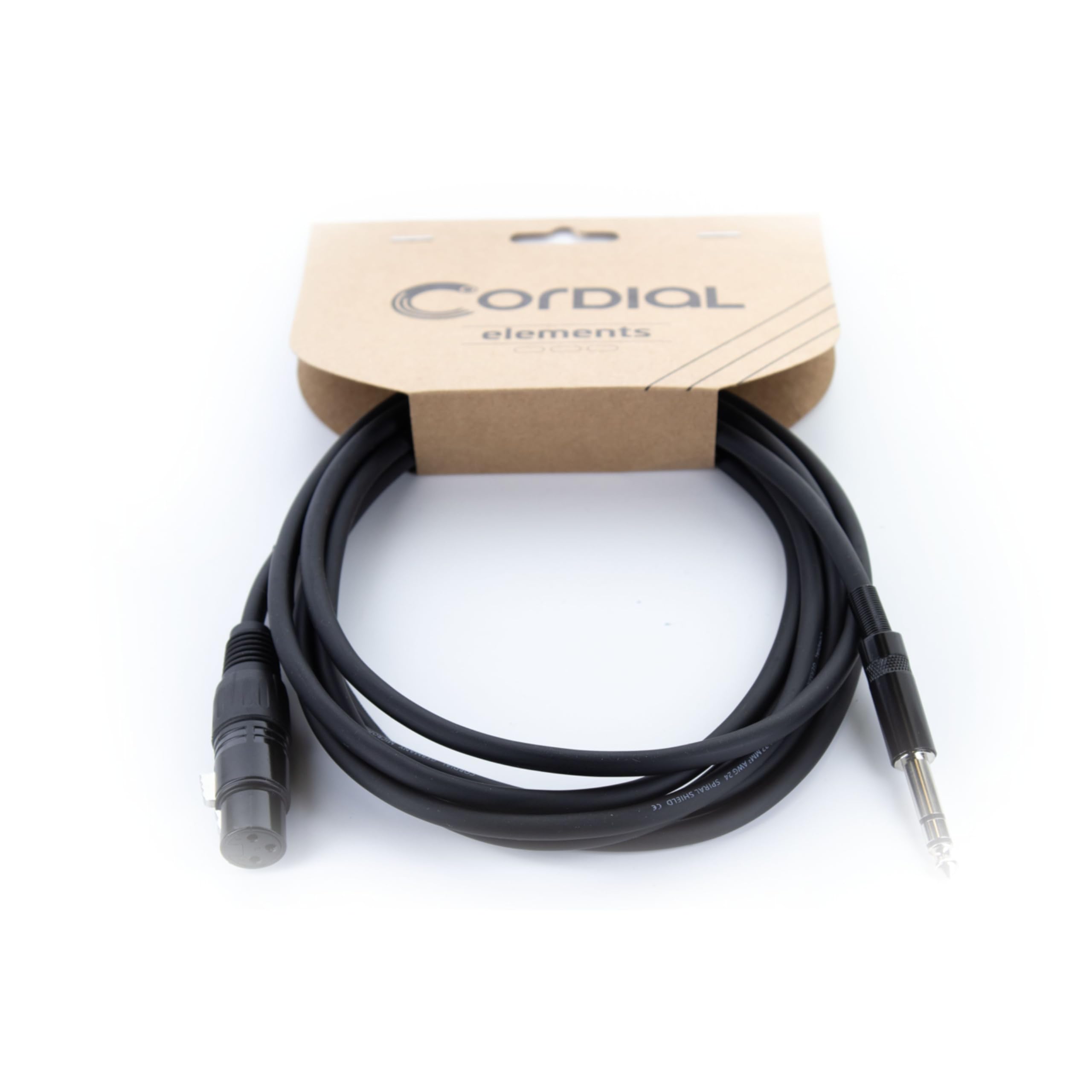 Cordial XLR Female to Stereo Jack Audio Cable 1 m