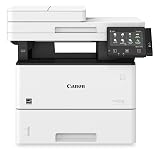 Canon imageCLASS D1650 - Monochrome Duplex Wireless Laser Printer, All-in-One With Scanner, Copier, Fax, Automatic Document Feeder, 3 Year Limited Warranty, 45 PPM, White