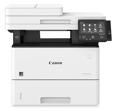 Canon imageCLASS D1650 - Monochrome Duplex Wireless Laser Printer, All-in-One With Scanner, Copier, Fax, Automatic Document Feeder, 3 Year Limited Warranty, 45 PPM, White