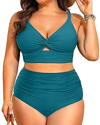 Daci Plus Size Two Piece Swimsuits - Women High