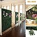 DearHouse 4Pack Artificial Boxwood Panels Topiary Hedge Plants Artificial Greenery Fence Panels for Greenery Walls,Garden,Privacy Screen,Backyard and Home Decor
