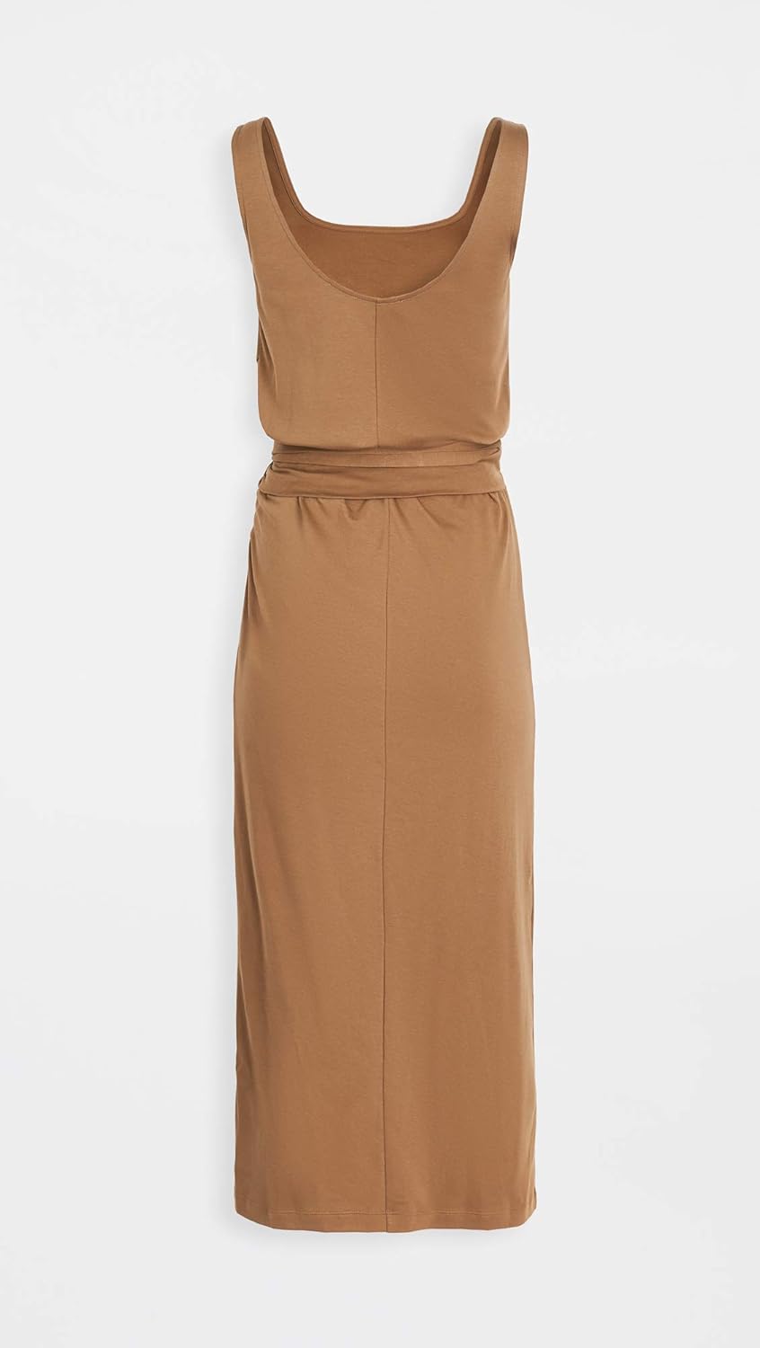 vince sleeveless wrap dress