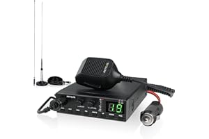 Retevis MB2 CB Radio, AM/FM CB Radio Kit, with 45 Inch CB Antenna, 40 Channels Base Station, Squelch Knob, Emergency Radio 9/