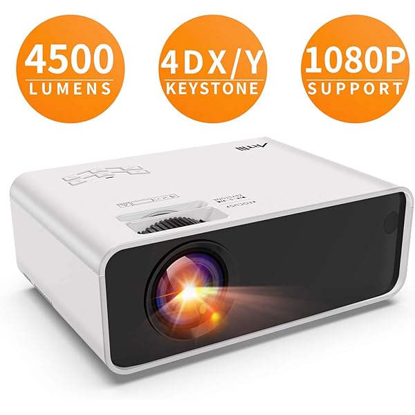 Proyector, TENKER Q5 Mini proyector de Video + 20% lúmenes Full HD ...