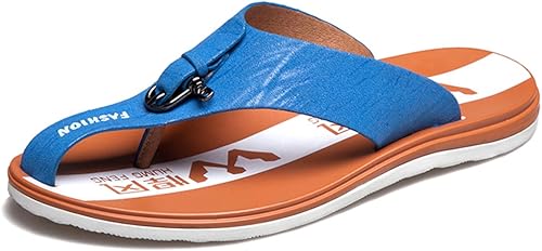 Amazon ハンフウ メンズサンダル レザー ビーチサンダル トングビーチサンダル 本革サンダル 草履 男性 人気 軽量 走りやすい 滑り止め ビーチサンダル