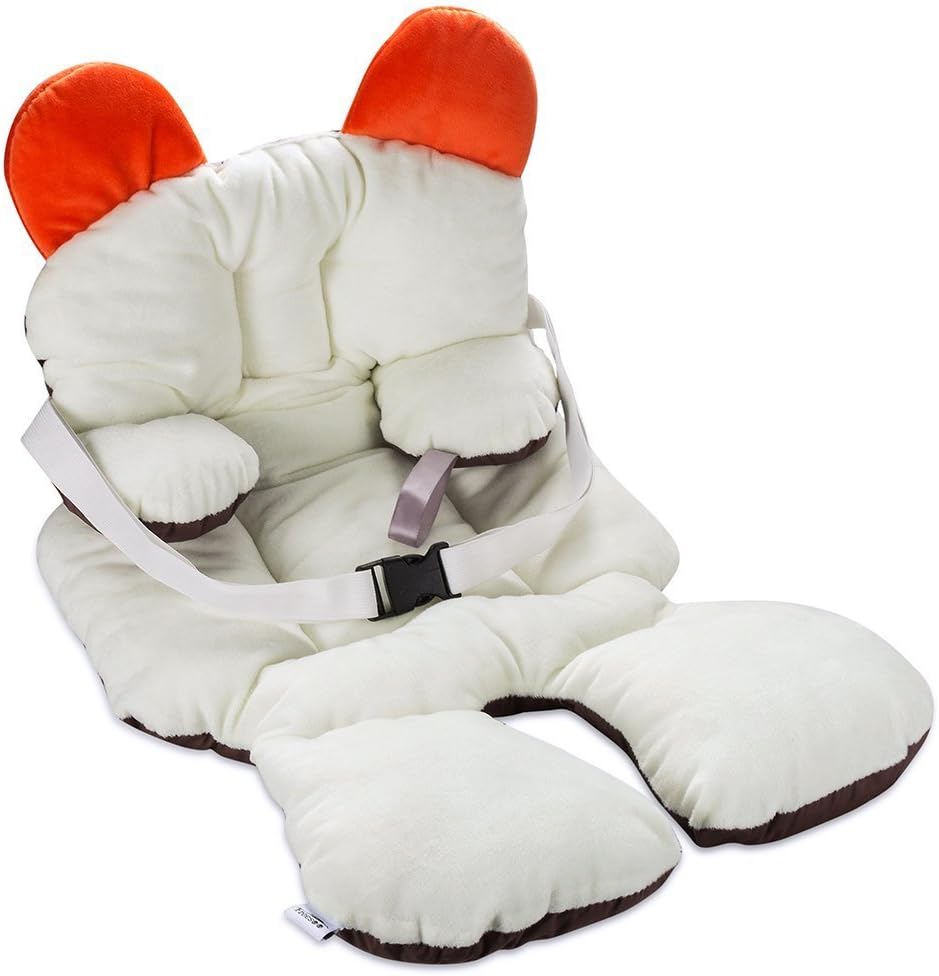 FuriAuto Baby Car Seat Support Soft Portable, Safety Head and Body Support Pillow for Strollers (Big)