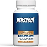 Prosvent Prostate Support with Beta Sitosterol &amp; Stinging Nettle, 60 Ct | Men's dietary supplement with beta sitosterol, stinging nettle, pygeum and pumpkin seed oil