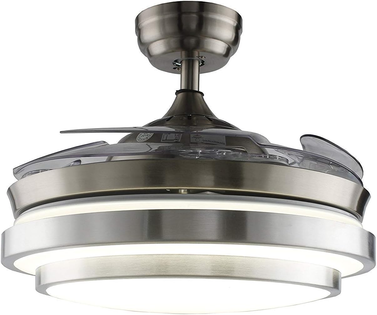 Southerns Lighting 36 Inch Invisible Ceiling Fans with Light
