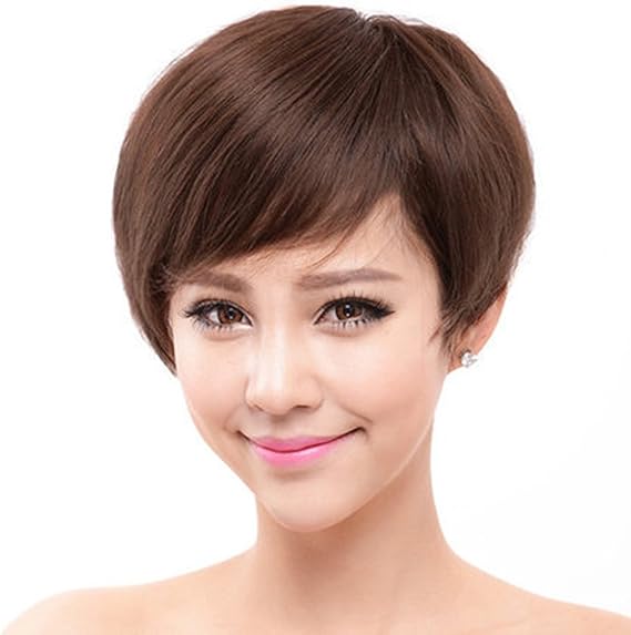 Amazon Jploveer エレガント おしゃれ レディースウイッグショートヘア 短い髪ウィッグ かつら フルウィッグ 通販