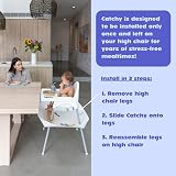 Catchy Highchair Food Catcher for IKEA Antilop | Easy Wipe Clean view 5