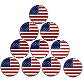 PINMEI Lot of 10 Golf Ball Markers Assorted Patterns - Soft Enamel Technique