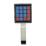 4 x 4 Matrix Keypad Membrane Switch 8 pins