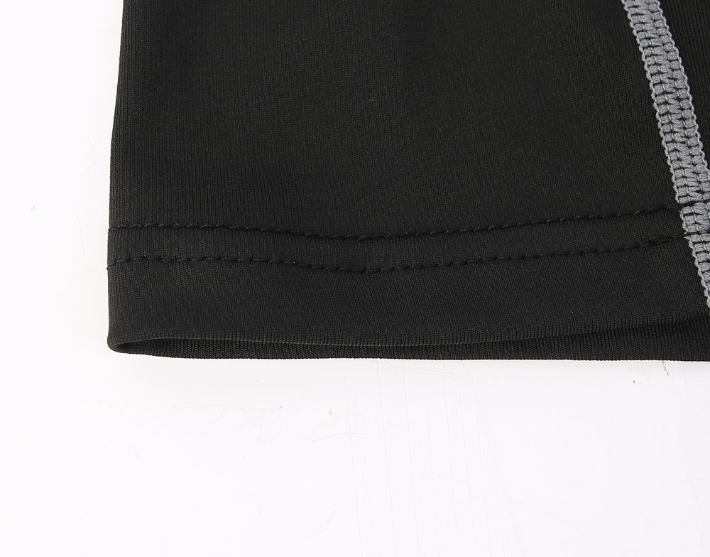 YT Men\'s Vest Tight T-Shirt Fast Dry Top,Tights for Workouts,Fitness,Running,Cycling,Sports Top Apperal (Black, 3XL)