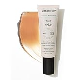 MDSolarSciences Tint + Tone Sheer Tinted Moisturizer SPF 50 | Evens Skin Tone, Brightens & Hydrates | Ceramides, Antioxidants & Vitamin C | Clinically Proven | Safe for Sensitive Skin (1.7 Fl Oz)