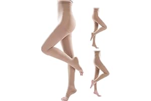 ZCLIKE® Medical Compression Pantyhose for Women&Men 20-30mmHg,for Varicose Edema DVT Plus Size