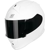 Speed and Strength SS900 Solid Speed Helmet, Matte White, XS