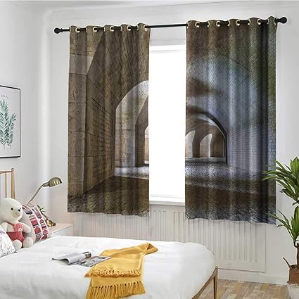 Amazon Com Medieval Simple Curtain Castle Tunnel Interior With
