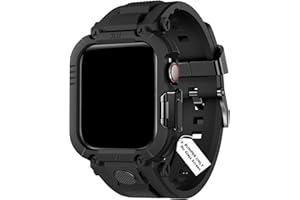 DABAOZA Compatible with Apple Watch Band 49mm/46mm/45mm/44mm/42mm Case for Men, Sport Shockproof Rugged Protective Strap Bumper Cover for iWatch SE Ultra 3/2/1 Series 11/10/9/8/7/6/5/4/3
