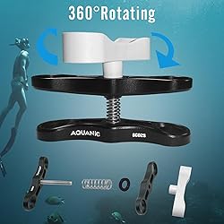 Nitescuba 2PCS 1'' Standard Ball Clamp Mount,Long