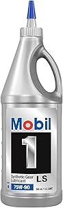 Mobil 1 104361 75W-90 Synthetic Gear Lube - 1 Quart (Pack of 2)