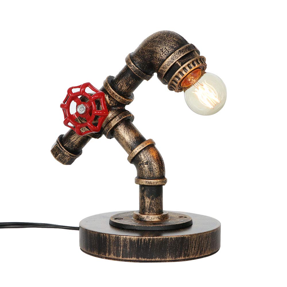 Best retro metal desk lamp red
