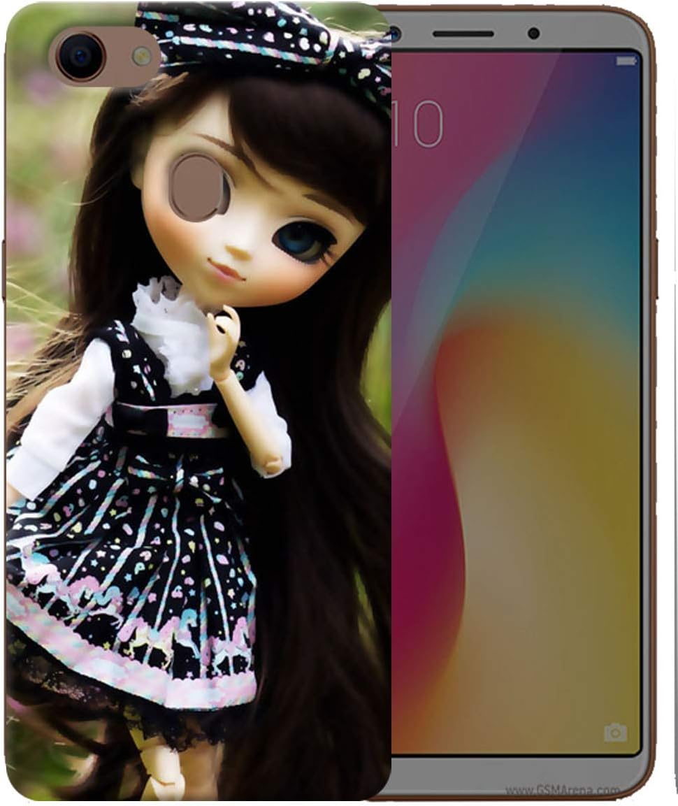 iShoppe Doll Cute Girl Printed Design TPU Slim Soft Transparent Clear Flexible Silicon Mobile Back Cover for Google Pixel 3A