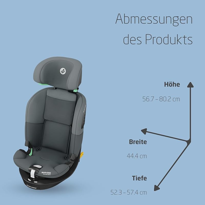 Titan S i-Size, ISOFIX Kindersitz, 76–150 cm, Tonal Graphite