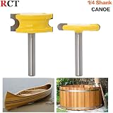 Kempston 318411 Canoe Router Bit – 1/2" Shank, 1-1/2" Cutting Diameter, 1/4" Cutting Length, 1/8" Radius - View #12