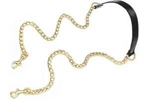 VanEnjoy 18MM Replacement Chain & Genuine Leather Shoulder Crossbody Straps for Handbags Purse Bags