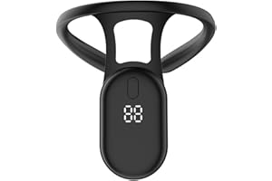 Smart Posture Corrector, Vibration Reminder Upright Posture Corrector with Counting, Portable Lymphatic Soothing Neck Instrum