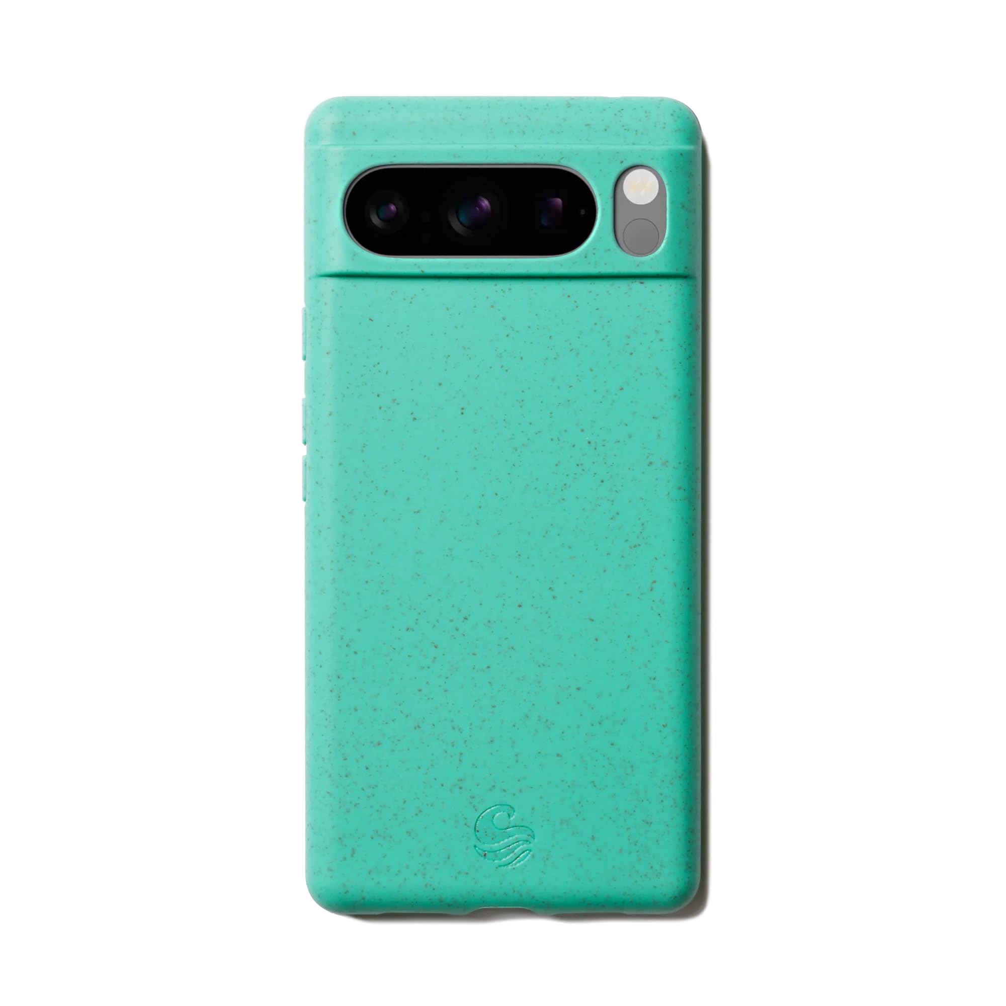 Wave Case Google Pixel 8 Pro Phone Case - Eco-Friendly Wheat Straw Phone Case with Shock-Absorbing Corners | 2mm Raised Lip | Ultra-Thin Design, 360° Protection | Turquoise