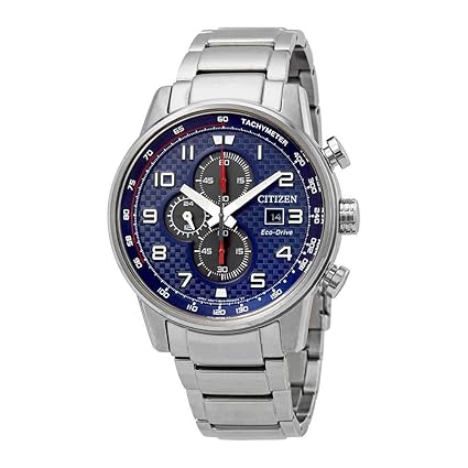 Blue Color Analog Mens Watch with Metal Chain: LWM-MTX-030707