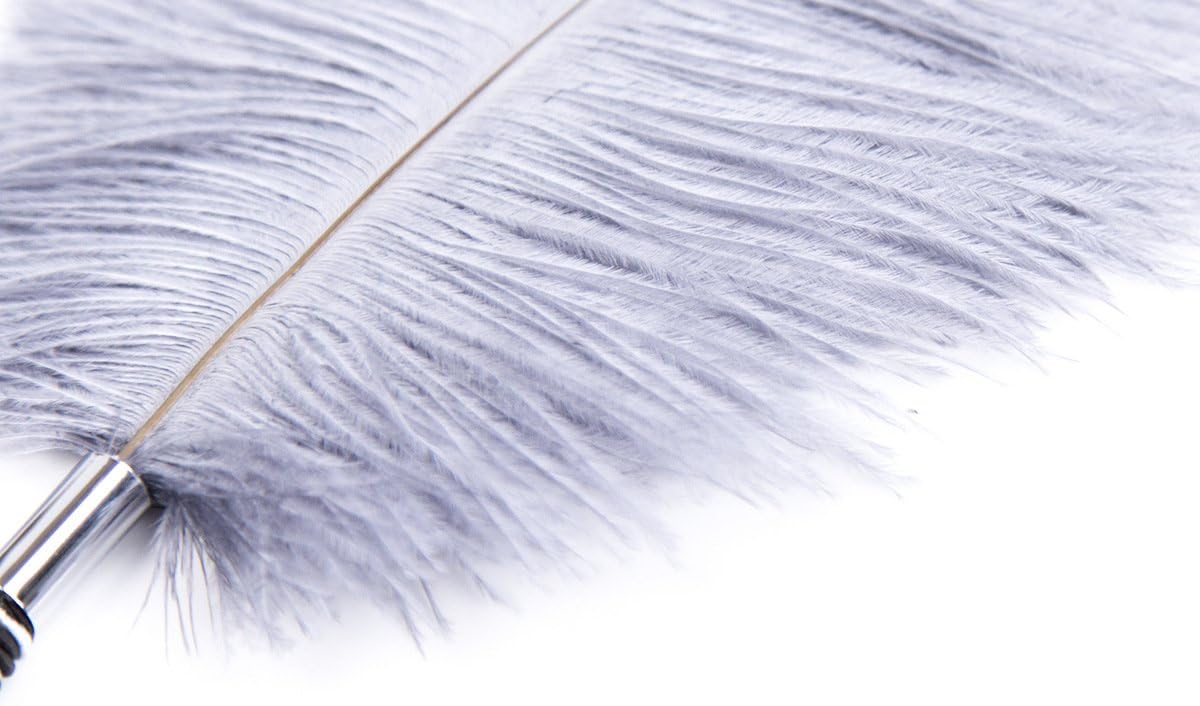 KuTi Kai Tied Rope Handle Soft Ostrich Feather Tickler 18.11inch/46cm - Image 5