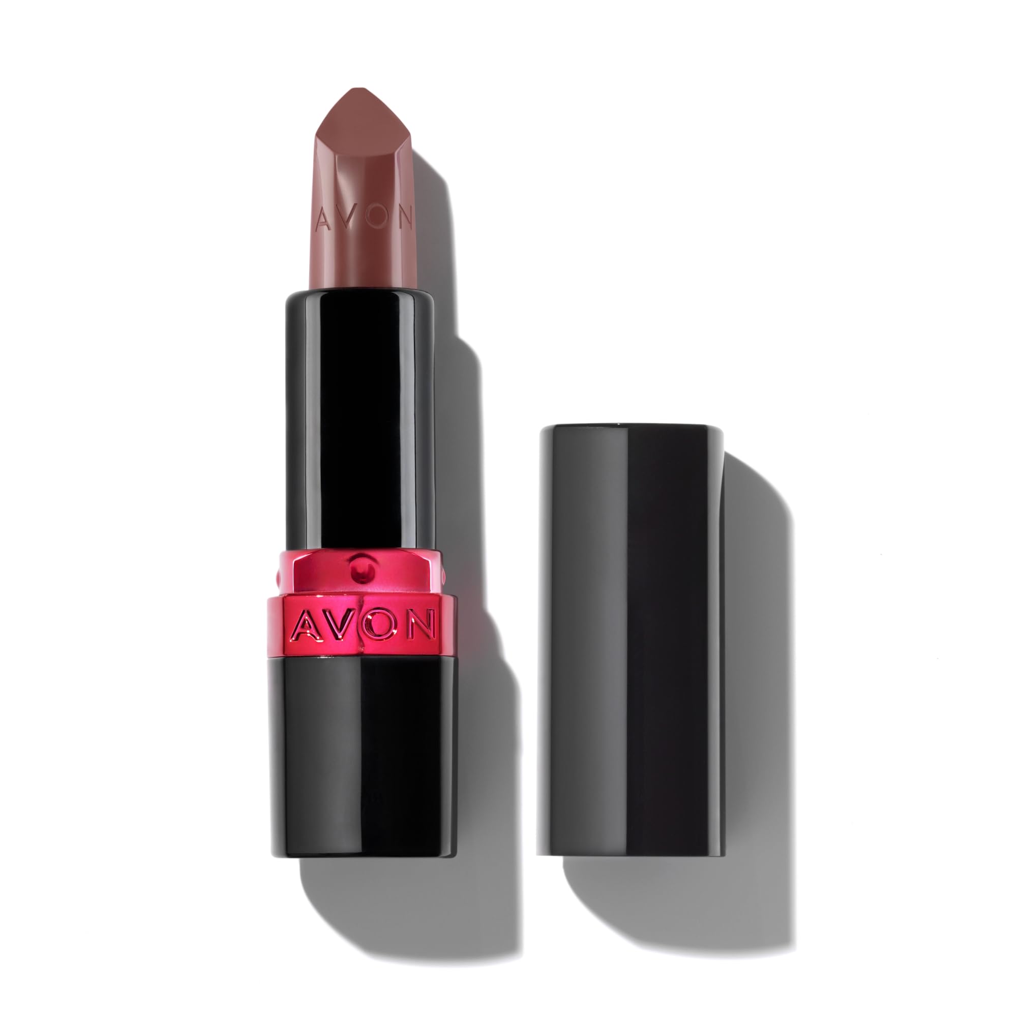 Avon Ultra Creamy Satin-finish Lipstick Universal Nude with Vitamin E, Avocado Oil and Jojoba Oil for a Creamy and Comfy Feel, Rich Colour and Full Coverage, Cruelty Free