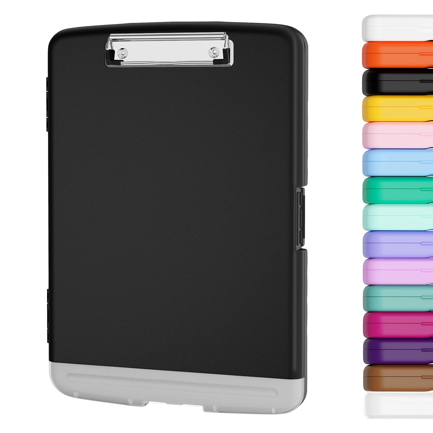 Clearview Clipboard With 2 Storage Dry Erase 8.5X11 Clipboards Clip...