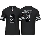 Custom Mens/Youth Football Stitched T-Shirt for Sports Fan Black/White No Brand/Logos