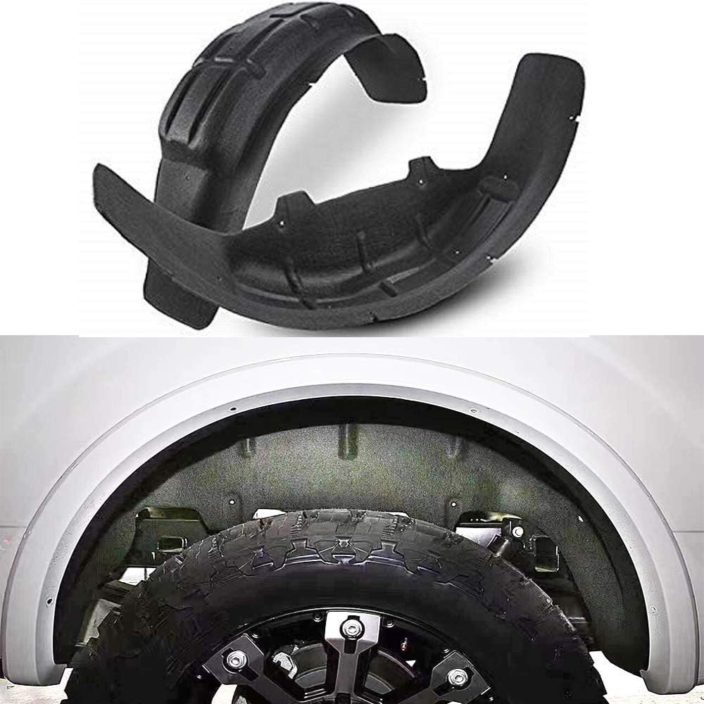 ZGAUTO Rear Inner Fender Mud Flaps Wheel Well Guards Inner Fender Mud Flaps for Ford Ford Raptor F150 2017-2019