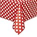 Ruby Dots Rectangular Plastic Table Cover (54