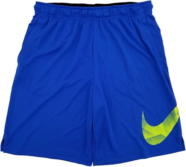 Nike Mens Big & Tall Blue & Green Dri-Fit Athletic Training Shorts at Amazon Menâs Clothing store