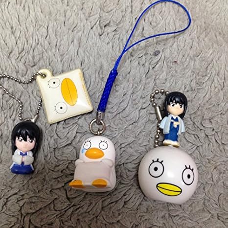 Amazon 銀魂 桂小太郎 ヅラ エリザベス キーホルダーストラップセット まとめ売り アニメ 萌えグッズ 通販