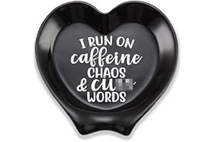 RENAISSANCEY Spoon Rest, Spoon Holder, Coffee Spoon Rest, Coffee Spoon Holder, Station Decor Coffee Bar Accessories, Coffee Table Decor, Funny Coffee Quote, Coffee Lovers Gift for Women Men Her Him Friend