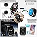 Smart Watch Bluetooth Smartwatch with Camera TouchScreen SIM Card Slot, Waterproof Phones Smart Wrist Watch Compatible with iPhone Android Samsung Huawei Sony for Kids Men Women (X Black Smart Watch)