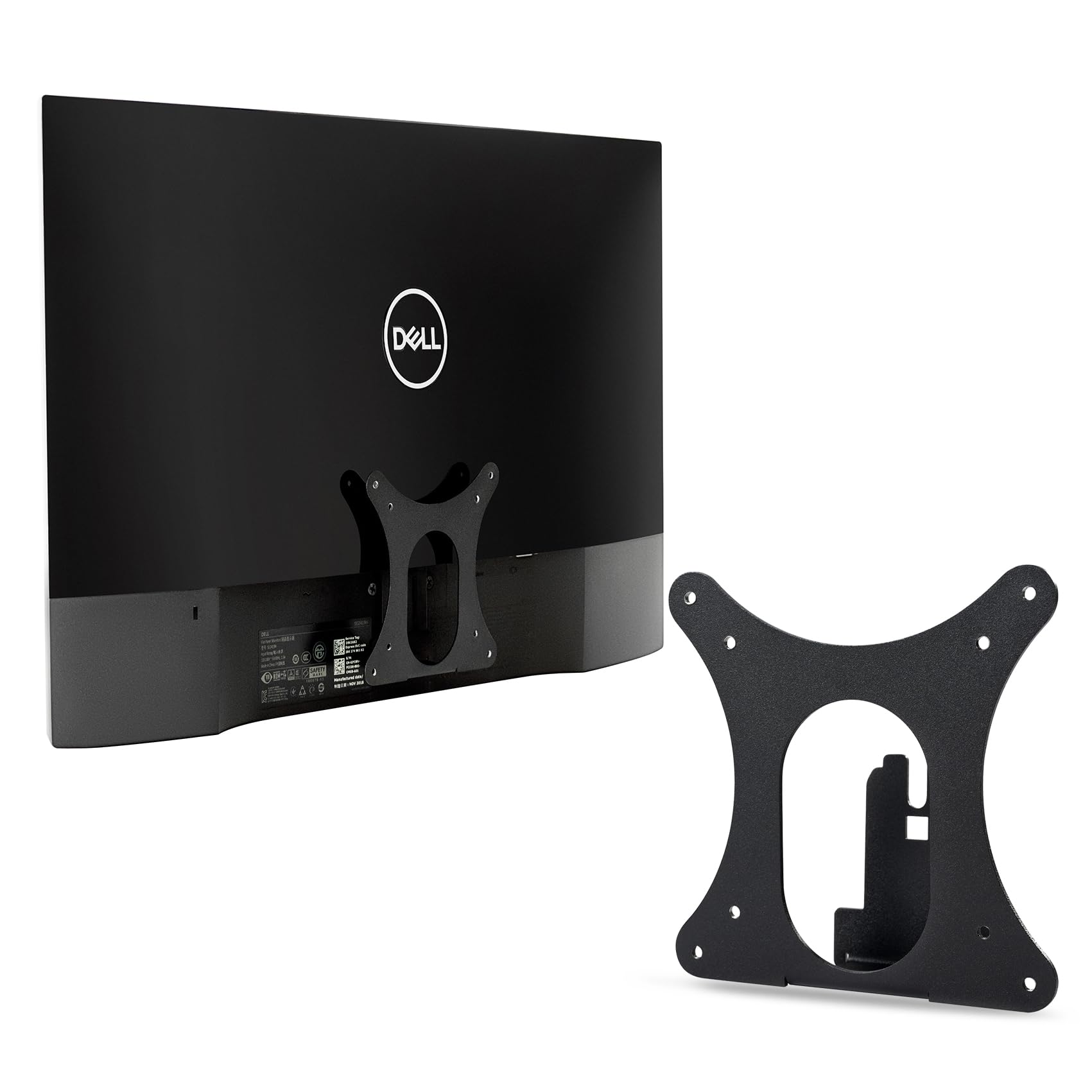 Photo 1 of JUNBOMAYI VESA Mount Adapter Compatible with Dell Monitors, VESA Adapter for Monitor S2318H, S2218H, S2319NX, S2419NX, S2718H, S2719H, S2719HN, SE2219H, SE2419HR, SE2419HX, SE2719H