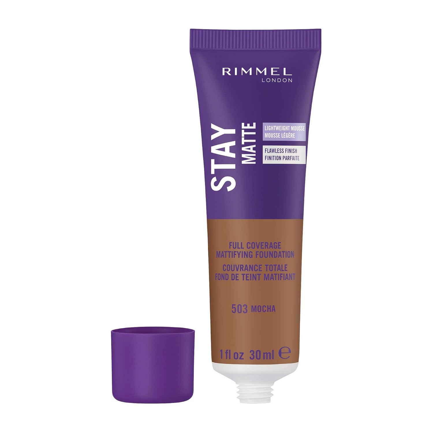 Rimmel Stay Matte Foundation, Mocha, 1 Fluid Ounce