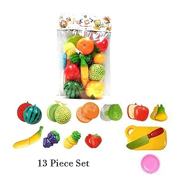 sliceable fruits vegetables set