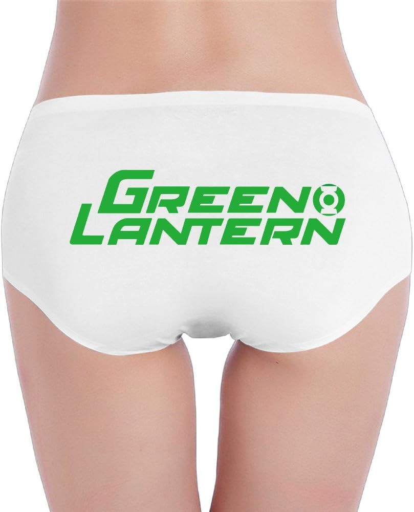 Green Lantern Logo Cotton Panties White