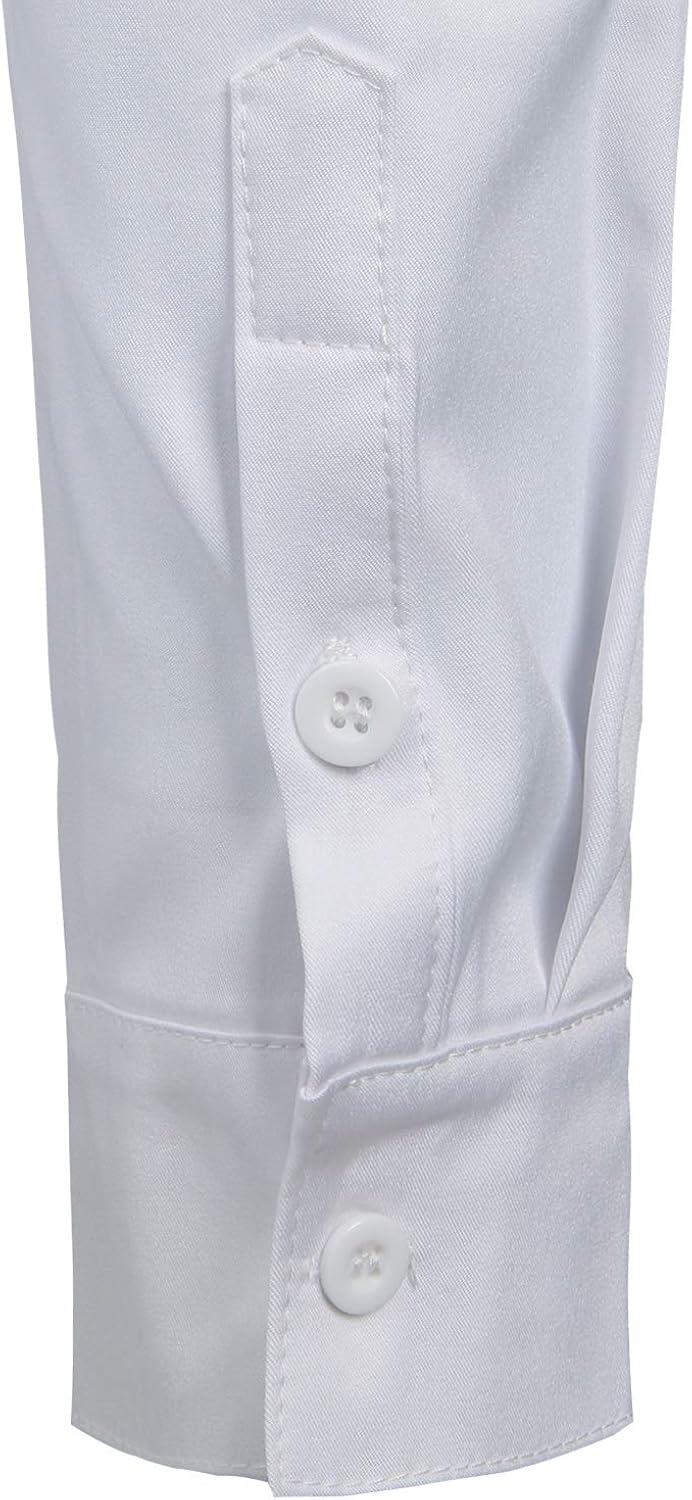 ZEROYAA Mens Hipster Solid Slim Fit Long Sleeve Mandarin Collar Dress Shirts at  Men’s Clothing store