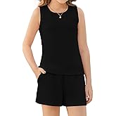 blibean Girls Summer Clothes Sets Kids Tank Tops Shorts Thread Outfits Size 6-16 Years