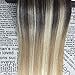 Moresoo 18inch Hair Extensions Tape in Real Human Hair 20pcs 50g Per Pack Skin Weft Tape in Hair Extensions Color #2 Brown Fading to Blonde #27 Mixed #613