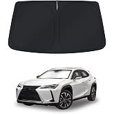 KUST Windshield Sun Shade for 2019-2024 2025 2026 Lexus UX 200/250h/260h/300h/300e Accessories Window Shade Sun Cover Foldable Block UV Rays Keep Car Cooler